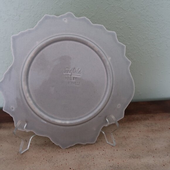 Vintage Woodfield by Steubenville Dove Gray Salad Plate - Picture 3 of 4